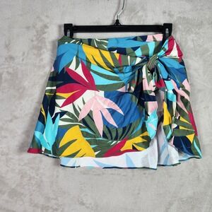 Contours Coco Reef Swimwear Womens Large Tropical Floral Shapemaker Swim Skirt